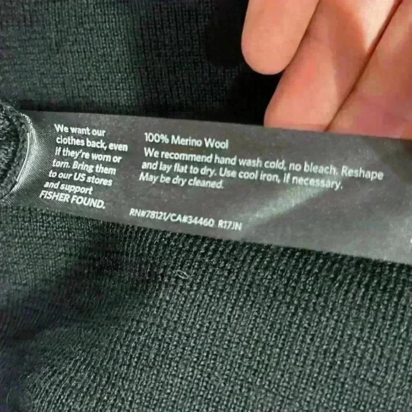 Women’s Eileen Fisher Black Blouse Top Shoulder Slits/Cutout 100%Merino Wool XS - Picture 13 of 13